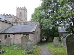 Graveyard in All Saints' Church, Durham Road, Lanchester © DCC 2016